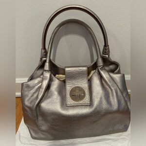 Kate Spade metallic leather bag